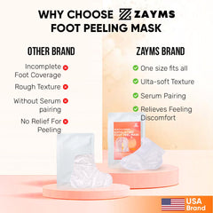 ZAYMS Foot Peel Mask 5 Pack