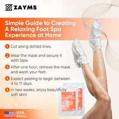 ZAYMS Foot Peel Mask 5 Pack