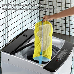 Compact travel-friendly shoe washing bag for sneakers and heels