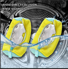 Eco-friendly reusable shoe wash bags for home and travel use